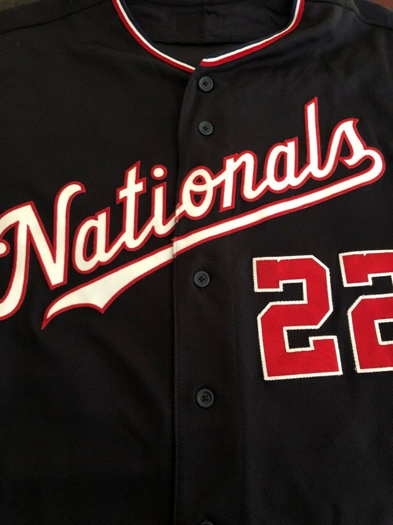 Juan Soto Game-Used 2018 Navy Stars and Stripes Jersey with All Star Game  Patch